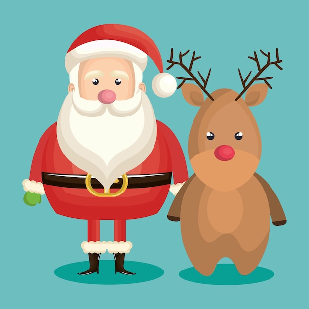 personaje de navidad de santa claus