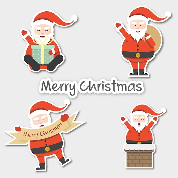 Personaje de santa claus para navidad
