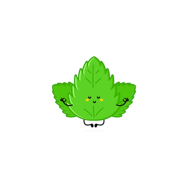 Personaje de tierra divertido lindo Vector dibujado a mano icono de ilustración de personaje de mascota de dibujos animados dibujados a mano