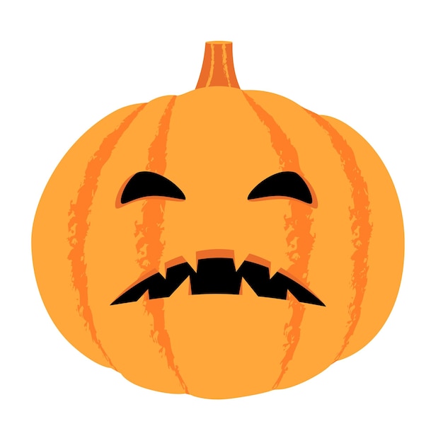 Vector personajes de calabaza de halloween.