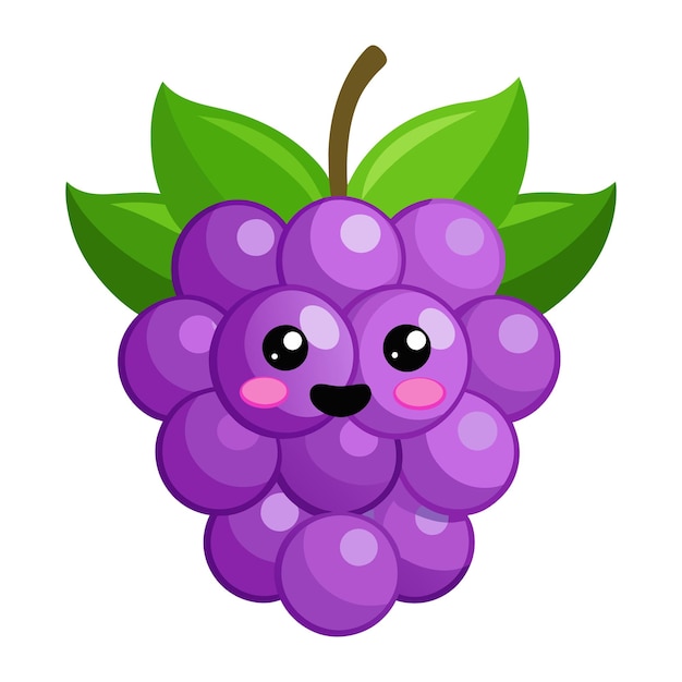 Personajes de dibujos animados Fruta de morera