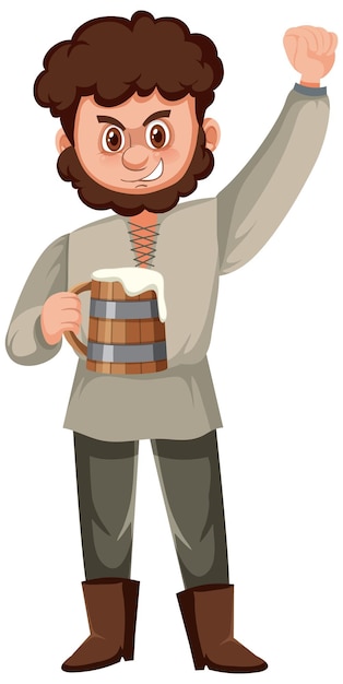 Personajes de dibujos animados históricos masculinos medievales