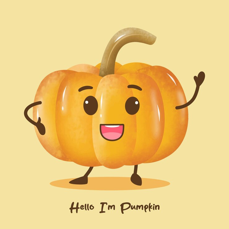 Personajes de dibujos animados vegetales felices vectoriales gratis