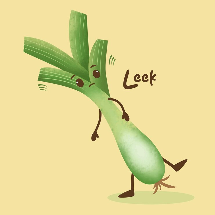 Personajes de dibujos animados vegetales felices vectoriales gratis