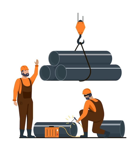 Los personajes masculinos están trabajando en la industria metalúrgica concepto de minería de recursos fundición de metal en