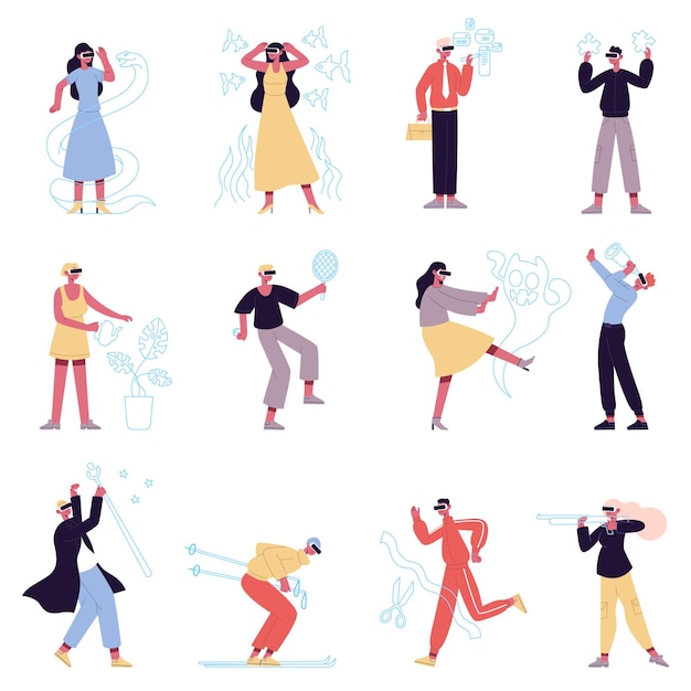 Personajes de realidad virtual