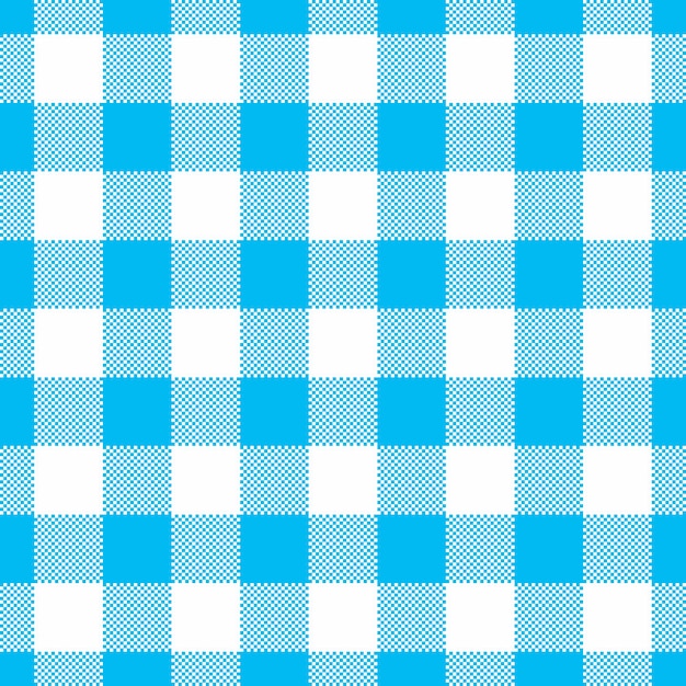 Personalizar la textura patrón sin costuras divertido tejido a cuadros vectorial tejido de fondo tribal cheque de tartan en colores brillantes y blancos