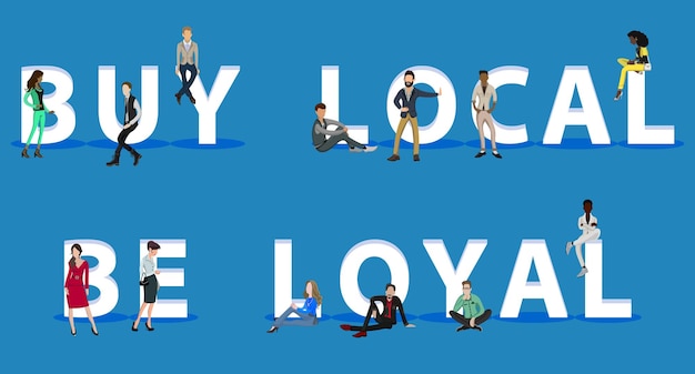 Personas en Buy Local Be Loyal for Web Mobile App