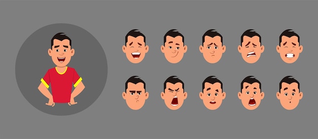 Personas con emoción facial