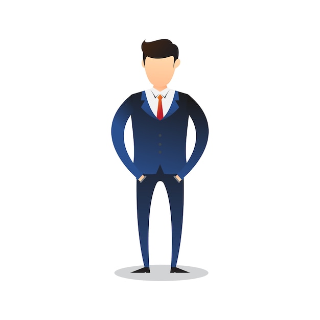 personas, empresa, ilustración, soporte