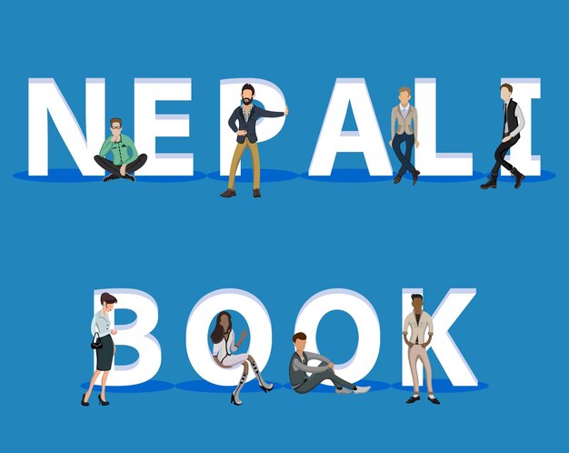 Personas en Learn Nepali Book para Web Mobile App