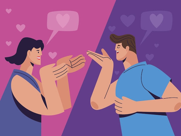 personas pareja indexación caracteres grupo