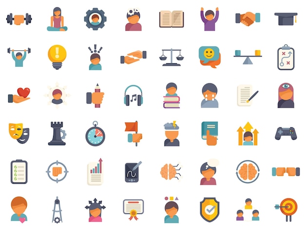 Personas que desarrollan sus habilidades y mejoran su crecimiento personal con la educación, el deporte y las artes