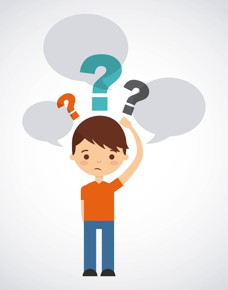 Vector personas que piensan diseño, gráfico de vector ilustración eps10