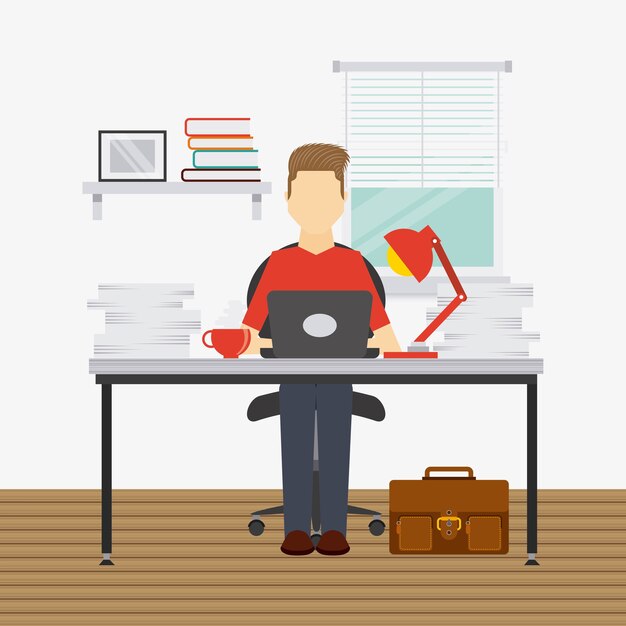 personas que trabajan diseño, gráfico de vector ilustración eps10