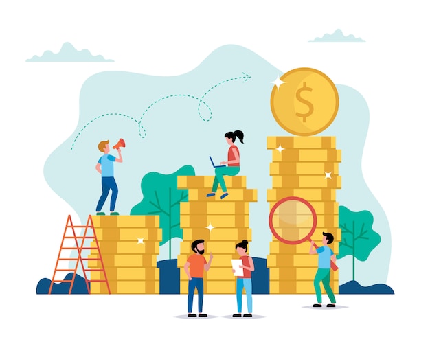 Personas que trabajan en negocios y crecimiento profesional.