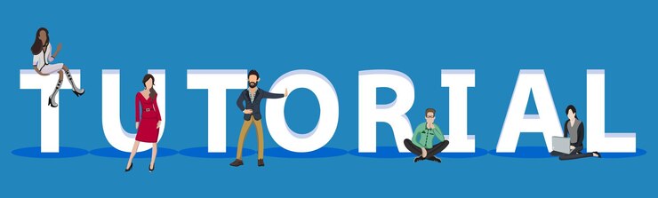 Vector personas en tutorial para presentaciones de aplicaciones móviles web