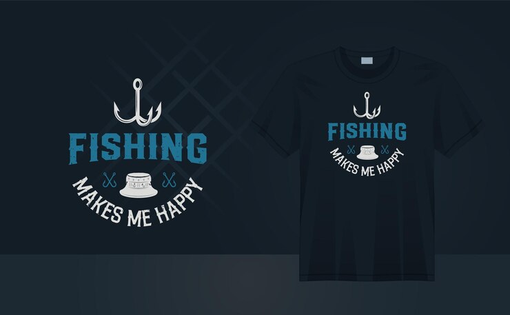 La pesca me hace feliz - diseño de camiseta de pesca grunge vintage para impresión de camisetas, ropa