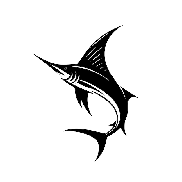 Vector pescado espada svg