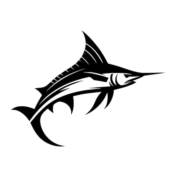 Vector pescado espada svg