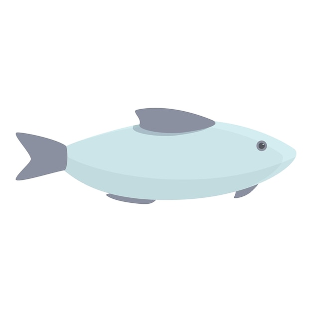 Vector pescado luteína icono dibujos animados vector alimentos dietéticos cuidado de la salud