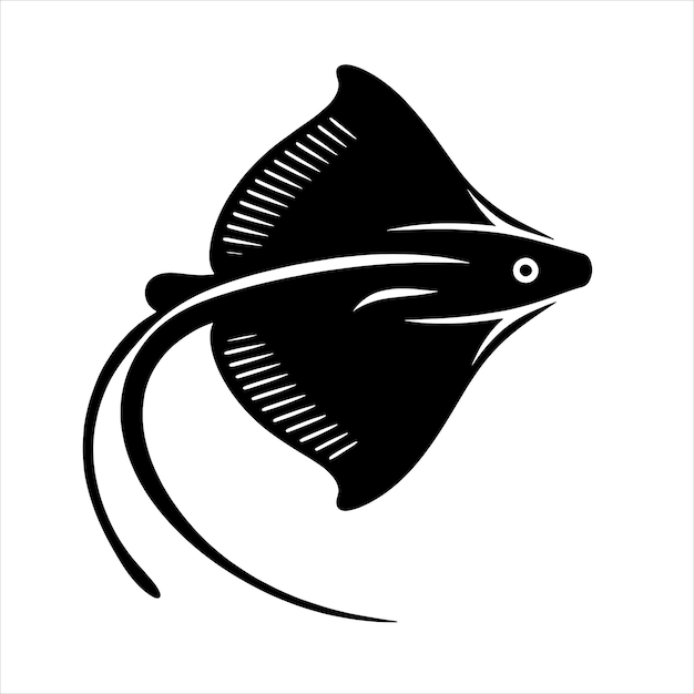 Pescado de patinaje svg