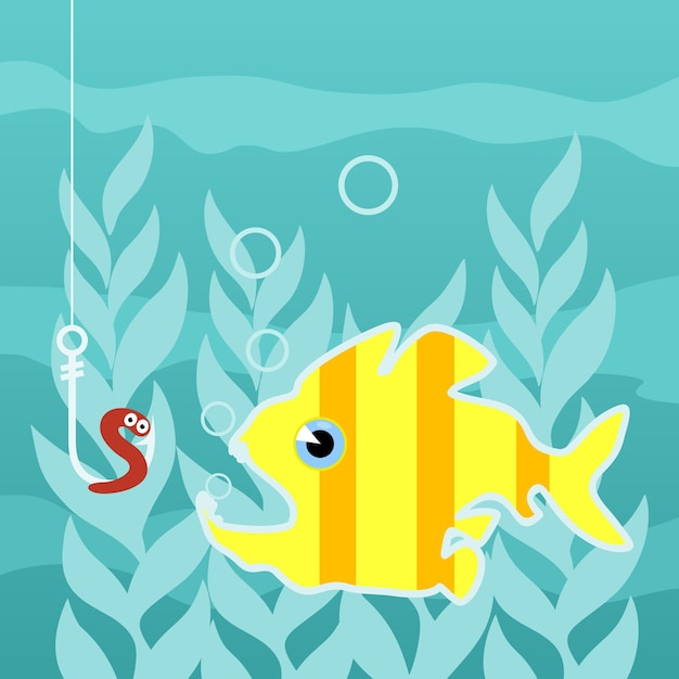 Vector pescado