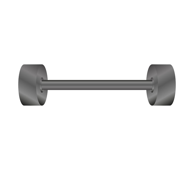 Peso de gimnasio ilustrado