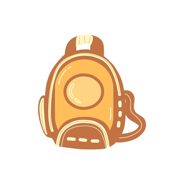 Pet Carrier Backpack Ilustración de cuidado de mascotas en el hogar brillantemente lindo