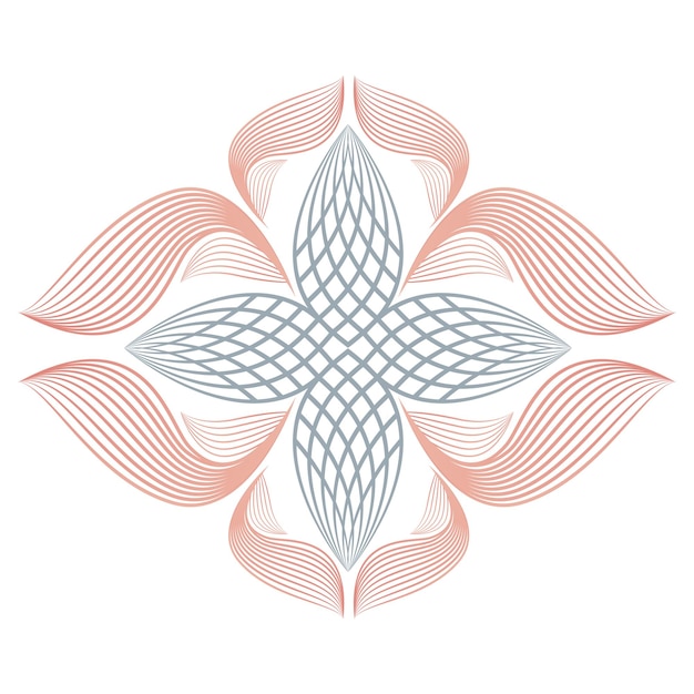 pétalos de flores, adorno floral, elemento de diseño decorativo de la naturaleza