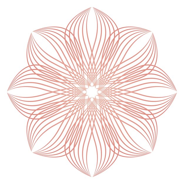 pétalos de flores, adorno floral, elemento de diseño decorativo