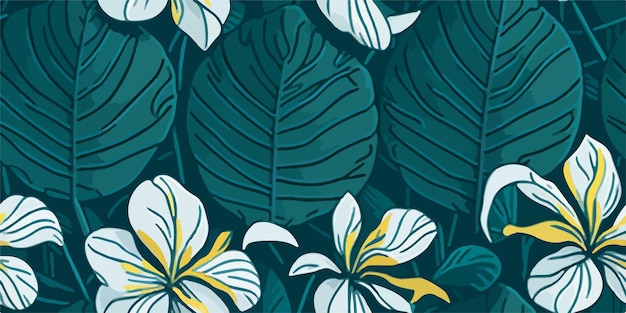 Los pétalos de Frangipani crean patrones que celebran la frágil belleza de las flores