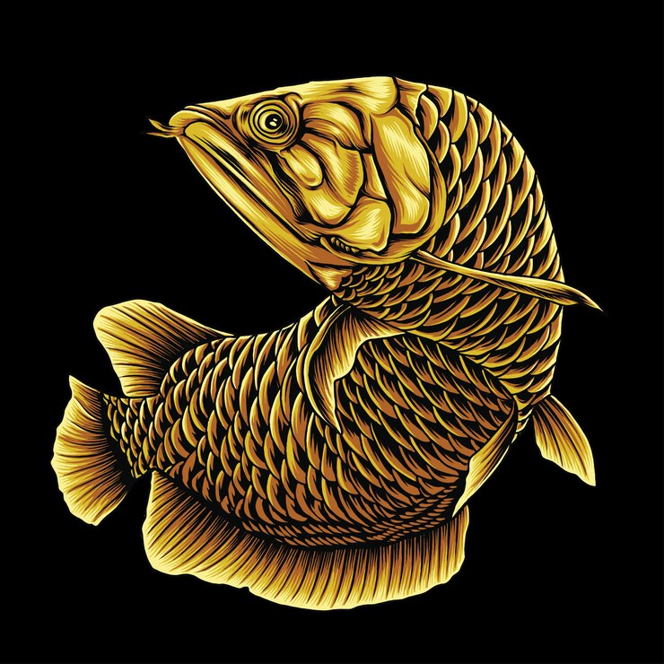 Pez Arowana Dorado