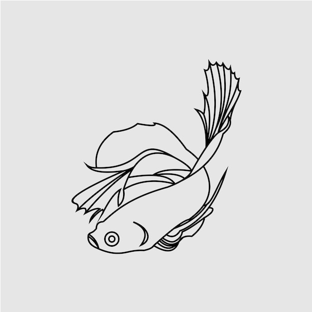 Un pez con una bolsa de pescado encima.