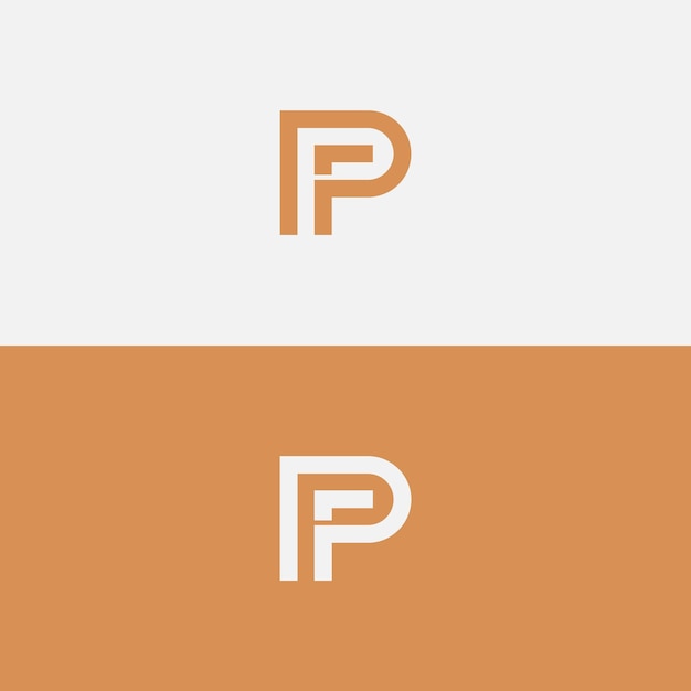 PF o FP resumen destacado negocio profesional impresionante empresa de marca artística diferente
