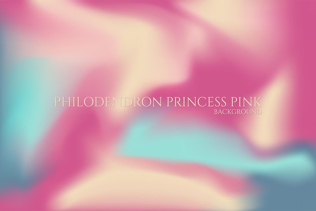 Philodendron princess pink background textura granulada degradada