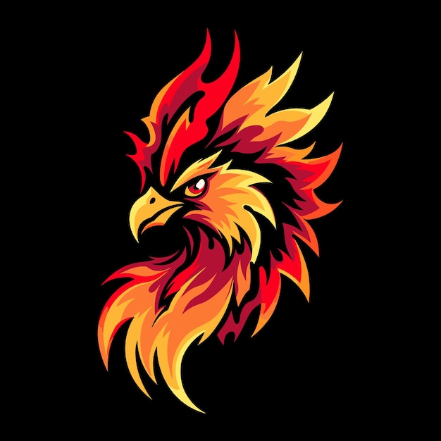Phoenix Logo de la mascota para el deporte Phoenix Diseño de la camiseta Phoenix Logo de Phoenix Adhesivo
