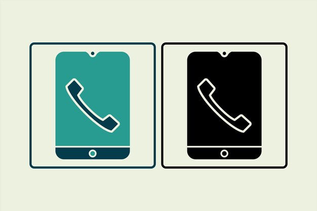 phone call icon icon related to UI elements suitable for web site app user interfaceselement printable etc solid icon style simple vector design editable