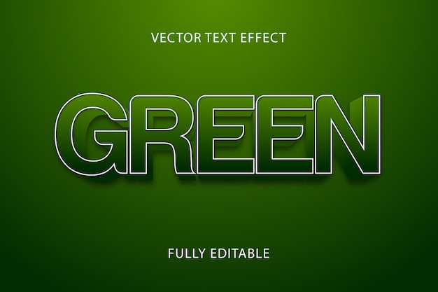 Photoshop efecto de texto verde