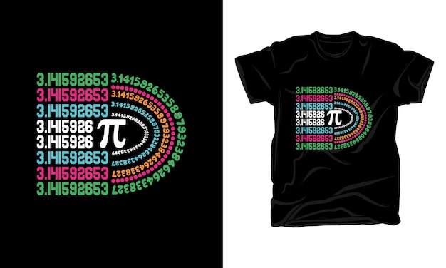 pi camisa de día tipografía gráfica2024