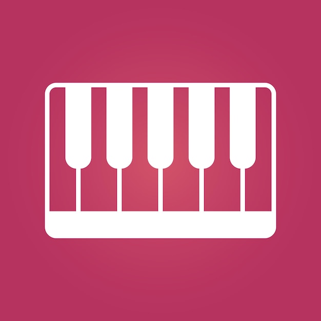 Piano obras de arte de moda hermosa ilustración vectorial abstracta colorido diseño valioso