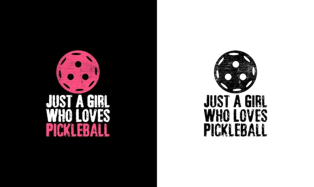 Pickleball Quote Diseño de camiseta, tipografía