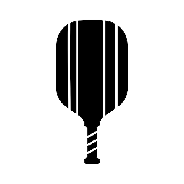 Pickleball vector vector símbolo tradicional icono para jugar pickleball