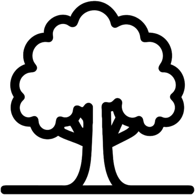 Pictograma del árbol de los boababs