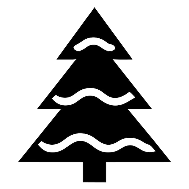 Pictograma del árbol de Navidad