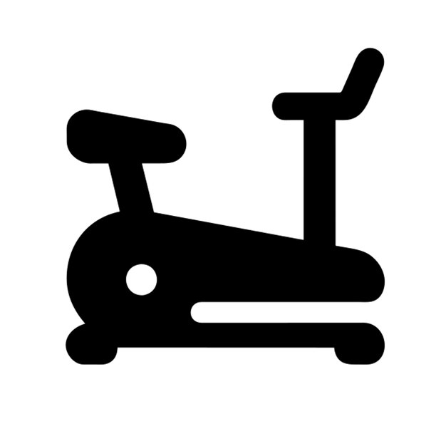 Pictograma de la bicicleta giratoria