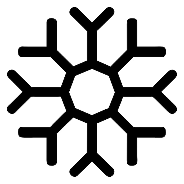 Pictograma de un copo de nieve