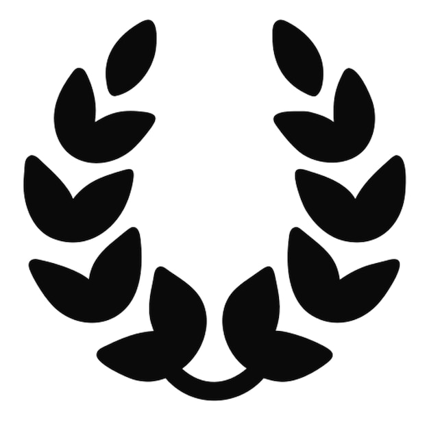 Pictograma de la corona de laurel