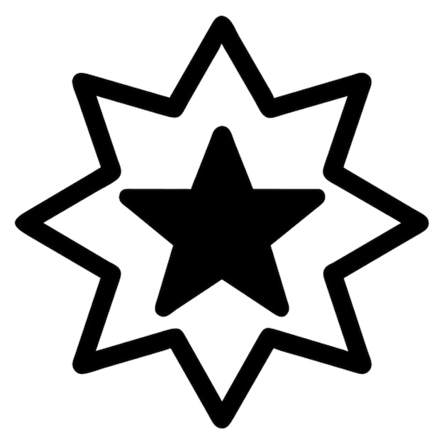Pictograma de estrella redondeada