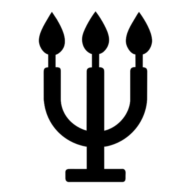Pictograma de la fiesta de Hanukkah